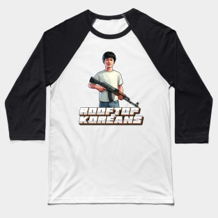 Rooftop Koreans Baseball T-Shirt